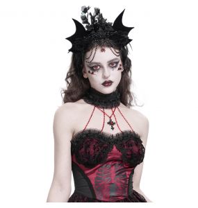 Serre-Tête 'Bat Girl' Noir
