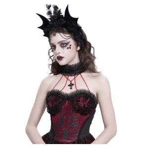 Serre-Tête 'Bat Girl' Noir