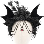 Serre-Tête 'Bat Girl' Noir