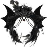 Serre-Tête 'Bat Girl' Noir