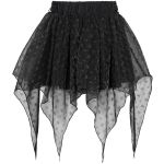 Black 'Punk Doll' Mini Skirt