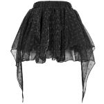 Black 'Punk Doll' Mini Skirt