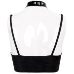 Crop Top 'Punk Doll' Noir