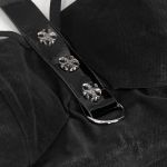 Crop Top 'Punk Doll' Noir
