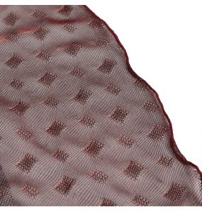Burgundy and Black 'Punk Doll' Mini Skirt