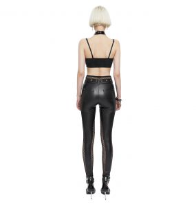 Black 'Punk Doll' Pants