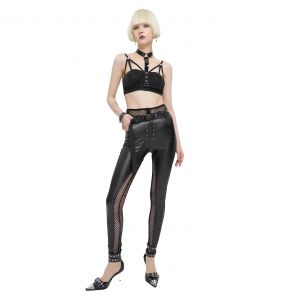 Black 'Punk Doll' Pants