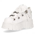 White Napa and Vacuno New Rock Metallic Shoes