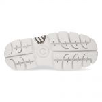 Chaussures New Rock Metallic en Cuir Napa et Vacuno Blanc