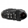 Chaussures New Rock Metallic Tower en Cuir Noir
