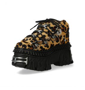 Chaussures Plateformes New Rock Tank Léopard