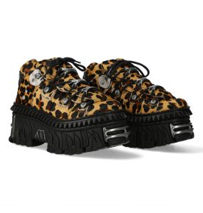Chaussures Plateformes New Rock Tank Léopard