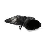 Bottes New Rock Malicia en Cuir Antik Acier et Itali Noir