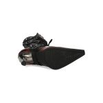 New Rock Malicia Boots in Black Itali and Fire Pulik Leather