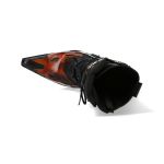 New Rock Malicia Boots in Black Itali and Fire Pulik Leather