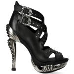 Chaussures New Rock Punk Sandals Noires