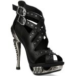 Chaussures New Rock Punk Sandals Noires