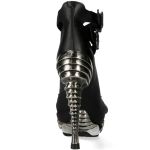 Chaussures New Rock Punk Sandals Noires