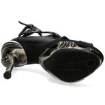 Chaussures New Rock Punk Sandals Noires