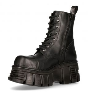 Black New Rock NewmiliAnkle Boots