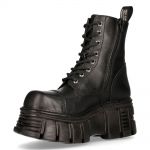 Black New Rock NewmiliAnkle Boots