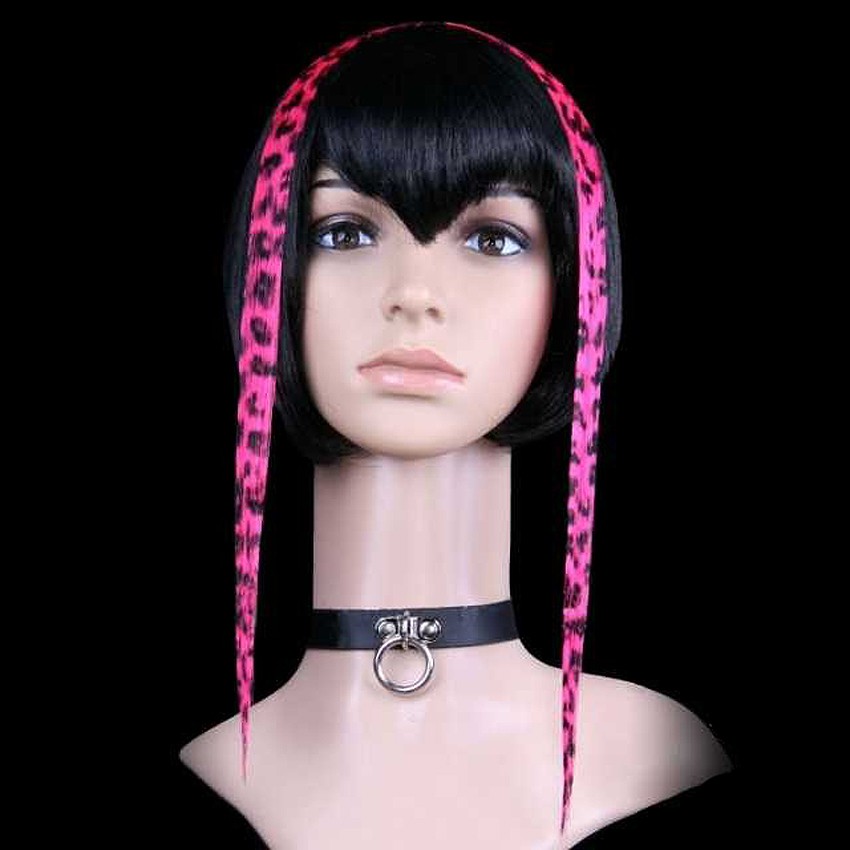 Pink Leopard Clip In Hair • the dark store™