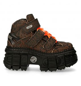 Chaussures Plateformes New Rock Wall Oranges