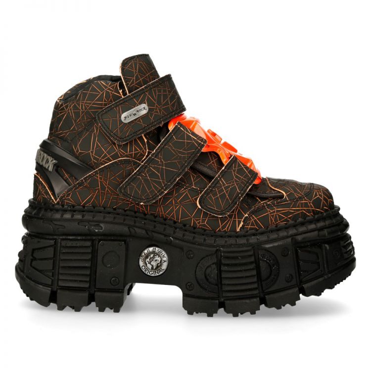 Chaussures Plateformes New Rock Wall Oranges