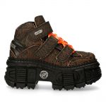 Chaussures Plateformes New Rock Wall Oranges