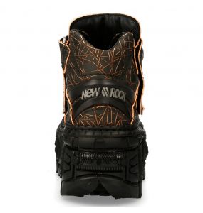 Chaussures Plateformes New Rock Wall Oranges