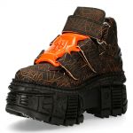 Chaussures Plateformes New Rock Wall Oranges