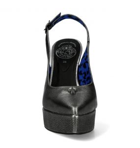 Silver New Rock Stiletto Shoes