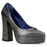 Silver New Rock Pump Shoes