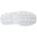 White New Rock Metallic Printed Vegan Leather Ankle Boots