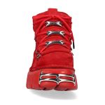 New Rock Metallic in Red Nubuck Monochrome Shoes