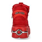 New Rock Metallic in Red Nubuck Monochrome Shoes