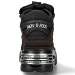 Brown Canvas New Rock Metallic Shoes