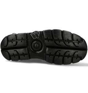 Brown Canvas New Rock Metallic Shoes