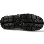 Brown Canvas New Rock Metallic Shoes