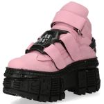 Chaussures Plateformes New Rock Tank Roses et Noires