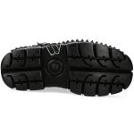 Black New Rock Wall Platform Shoes