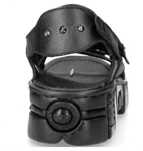 Black Luxor Leather New Rock Bio Sandal