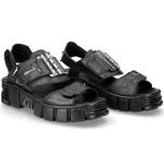 Black Luxor Leather New Rock Bio Sandal