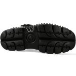 Chaussures Plateformes New Rock Metallic en Cuir Noir