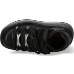 Black Leather New Rock Marte Platform Shoes