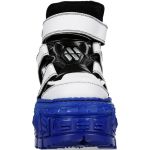 White Black and Blues New Rock Tank Platform Shoes