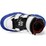 Chaussures Plateformes New Rock Tank Blanches Noires et Bleues