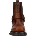 Bottines New Rock Motorcycle en Cuir Alaska Marron