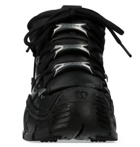 Chaussures New Rock Impact en Cuir Noir