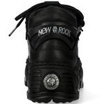 Chaussures New Rock Impact en Cuir Noir